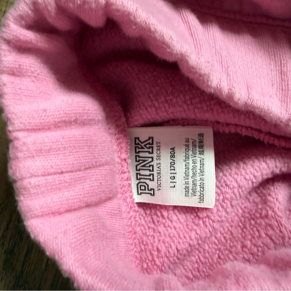 PINK VS Pink Joggers & Lavender Rhinstone Zip-Up Hoodie - Picture 8 of 8
